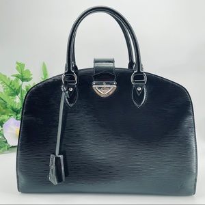 Louis Vuitton Black Electric Epi Leather Pont Neuf GM Bag